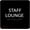 Black, variant on ADA CENTRAL SIGNS - 6" X6" Staff Lounge Sign - ADA Compliant Tactile Graphics Grade 2 Braille Text Acrylic Wall Sign - Staff Privacy Signs for Offices, Hotels, Schools, Apartments, and Restaurants
