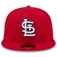 thumbnail image 2 of Men's New Era  Red St. Louis Cardinals 2025 Jackie Robinson Day 59FIFTY Fitted Hat, 2 of 5