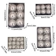 thumbnail image 3 of JoyMoreHome 12 Pcs Reflective Silver Mirror Balls Hanging Ornaments, Christmas Party Decorations Bulk Ball, for Party Decor Supplies, Christmas Tree Hanging Props, 3 of 7