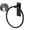 Black, variant on Brushed Towel Ring, Hand Towel Holder for Bathroom, Self Adhesive Hand Towel Rings for Bath, Kitchen, RV, No Drill Hole