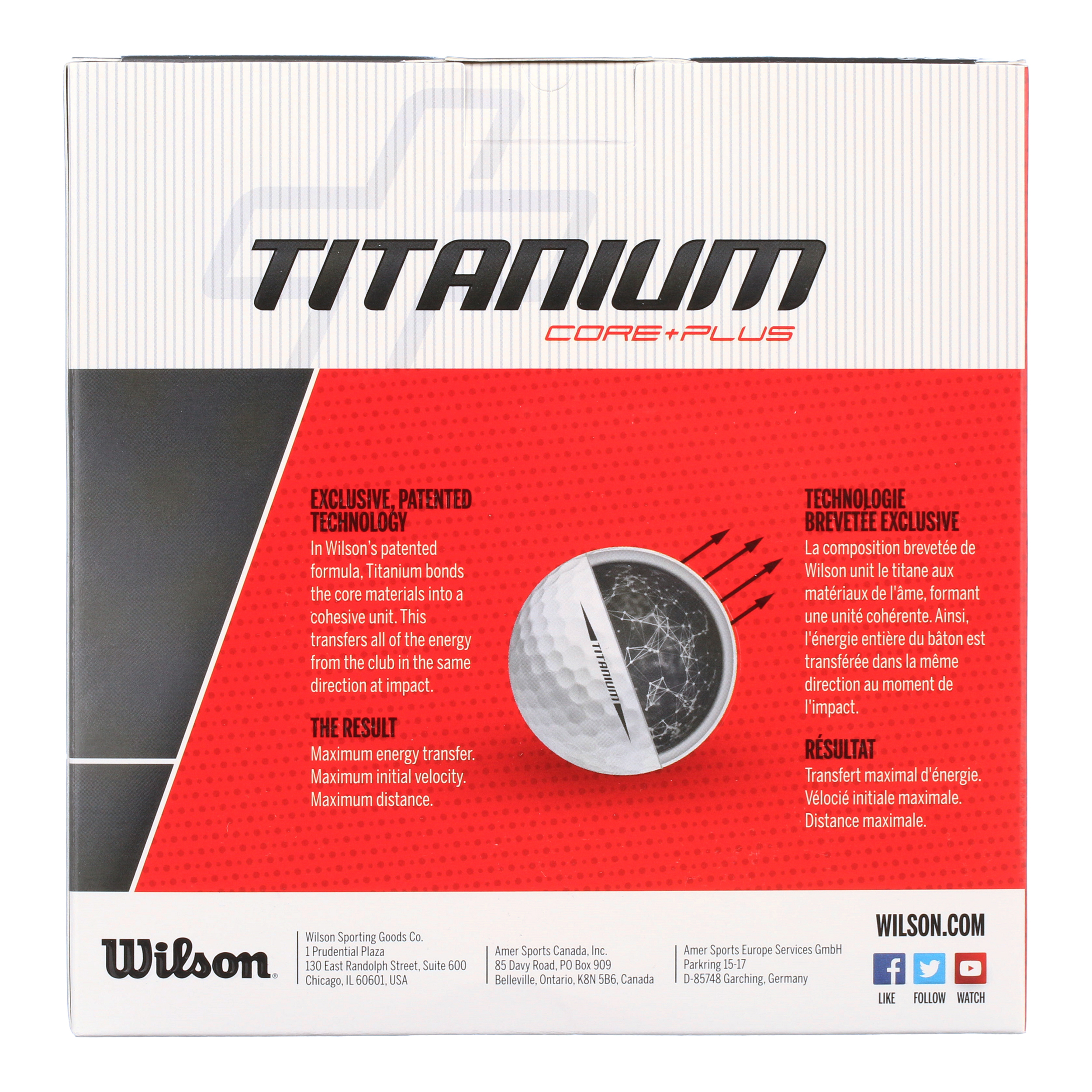 wilson titanium golf balls