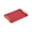 Red, variant on Serving Trays, Rectangular Plastic Serving Tray Non Slip ,Dinner Drinks Serving Tray