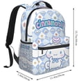 thumbnail image 4 of Cinnamoroll Cinna-moroll Backpack, 15.8 inch, Blue 3, Cartoon Anime Design, Daypack, High Capacity, Lightweight, Waterproof, Adjustable Straps, 4 of 5