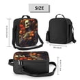 thumbnail image 2 of Lsque Vintage Floral Skull Lunch Bag Lunch Box for Women Men Reusable Insulated Lunch Tote Bag,Leakproof Thermal Cooler Sack Food Handbags Case High Capacity, 2 of 9