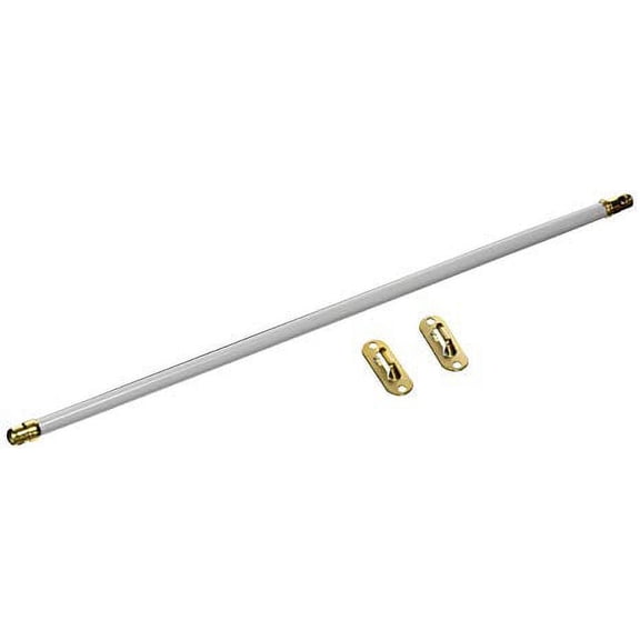 Swivel End Sash Curtain Single Rod - 5/16" (Extends 11" to 19")