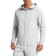 thumbnail image 2 of Mens Manga Larga con Capucha Cremallera Cardigan Hielo Seda Fina Chaqueta Protectora Solar para el Uso Diario Al Aire Libre Casual, 2 of 9