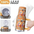 thumbnail image 4 of Halloween Cup, Skeleton Pumpkin Ghost Tumbler 40oz with Handle and Straw, Spooky Travel Coffee Mug, 4 of 5