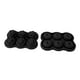thumbnail image 3 of Bandeja de cubitos de hielo de silicona Rose, 6 cubitos, sin BPA, accesorio para hacer hielo con tapa para cócteles y whisky, color negro, 3 of 14