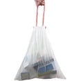 thumbnail image 6 of 2.5 Gallon White Drawstring Trash Bags, 2 Rolls/120 Counts, 6 of 6