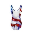 thumbnail image 4 of 50% off Clearance Bathing Suit for Women 4th Of July ZHUGeLI Women's Sexy One-piece Bikini Lace Up Independence Day Printed Swimsuit Long Skirt Two-piece Sets Swimwear American Flag Patriotic Outfits, 4 of 5