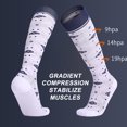 thumbnail image 2 of Calcetines de compresión con fondo de toalla engrosados, calcetines de pantorrilla con presión de presurización en gradiente, 2 of 6