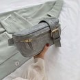 thumbnail image 4 of Bolsa de pecho casuales Mujeres PU Fanny Monedero Cintura Paquetes de mensajero de color sólido casual JShteea Para Estrenar, 4 of 9