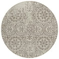 thumbnail image 2 of Addison Rugs Chantille Indoor/Outdoor Transitional Medallions Taupe Washable Round Rug, 8' x 8', 2 of 6