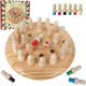 thumbnail image 2 of Juego de combinaciones de ajedrez con memoria Gothink Wooden para niños con dados, 2 of 9