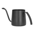 thumbnail image 4 of Coffee Pot, Compact Long  Black Long Drip  Coffee Pot Stainless Steel Portable  For Office For Home For Camping For Picnic For Cafe 350ml, 4 of 8