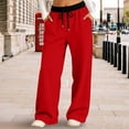 thumbnail image 5 of Grblisyd Girls Oversized Wide Leg Sweatpants Kids Baggy Trousers Drawstring Waist Straight Leg Track Pants, 5 of 6