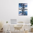thumbnail image 2 of Stupell Industries Tree & Mountain Symmetry Canvas Wall Art design by Robin Vandenabeele, 24 x 16, 2 of 7