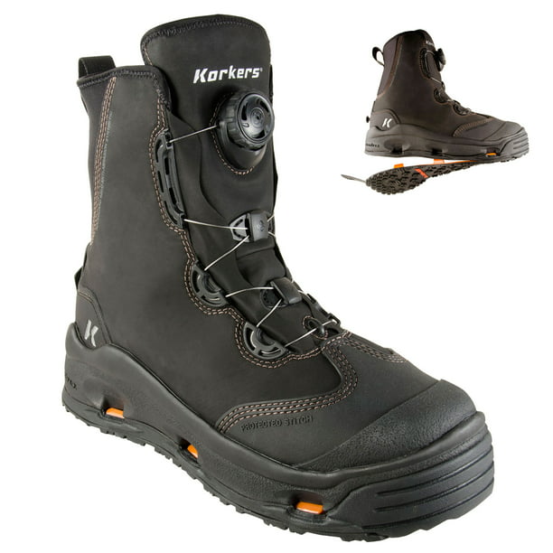 Korkers Devil's Canyon Fly Fishing Wading Boots with Felt & Kling-On ...