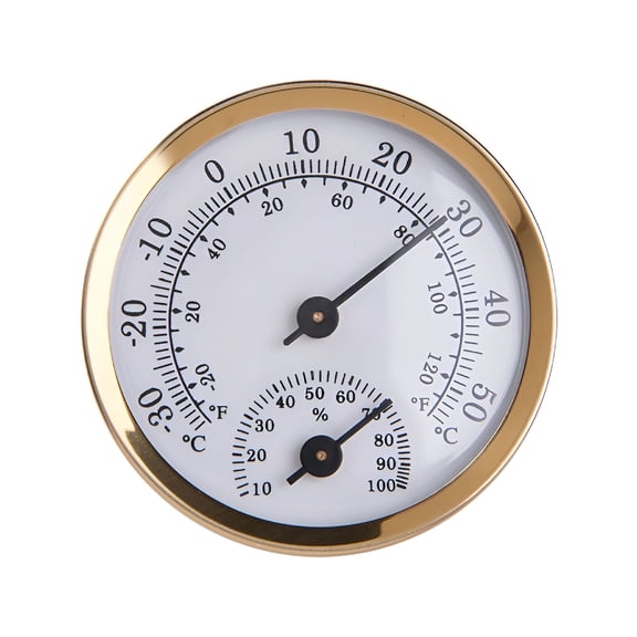 GJX Wall Mount Analog Humidity Gauge Hygrometer Temperature Meter Indoor