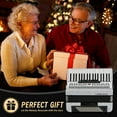 thumbnail image 5 of Accordion, 37 Keys 96 Bass Professional Accordion for Beginners and Advanced Players with Backpack and Strap, 5 of 6