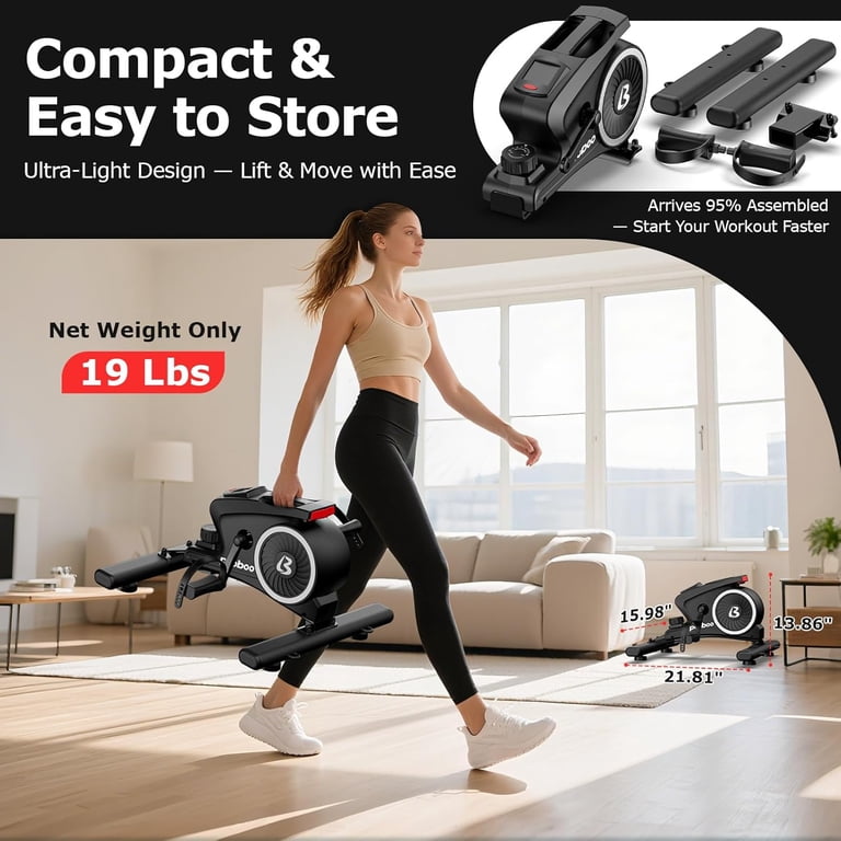 LNOW Magnetic Mini Exercise Bike, Portable Desk Pedal Exerciser photo 6