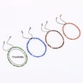 thumbnail image 4 of Minnieouse de punto de 3 mm Pulseras minimalistas Hallazgos de joyería únicos y cómodos para damas Ocio Viaje informal Ropa, zapatos y accesorios Miscelánea Lapislázuli, 4 of 6