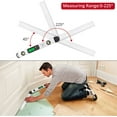 thumbnail image 2 of 400mm Digital Angle reporter swivel rocker large backlit LCD display with horizontal and vertical bubbles, 2 of 5