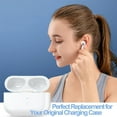 thumbnail image 4 of Étui de Recharge de Remplacement Compatible avec AirPods 3e Génération, Étui de Chargeur AirPods 3 avec Bouton de Synchronisation d'Appariement B‐luetooth Sans Écouteurs, Blanc, 4 of 7