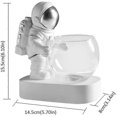 thumbnail image 2 of Astronaut Planter, Spaceman Glass Vase with Led Light Nordic Modern Succulent Flower Pot Creative De, 2 of 5