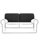 thumbnail image 5 of Ounissouiy 2 pack/lote funda protectora de cojín en T elástica para respaldo de sofá, ajuste moderno y Universal, suave Decoración del hogar Vino rojo, 5 of 6