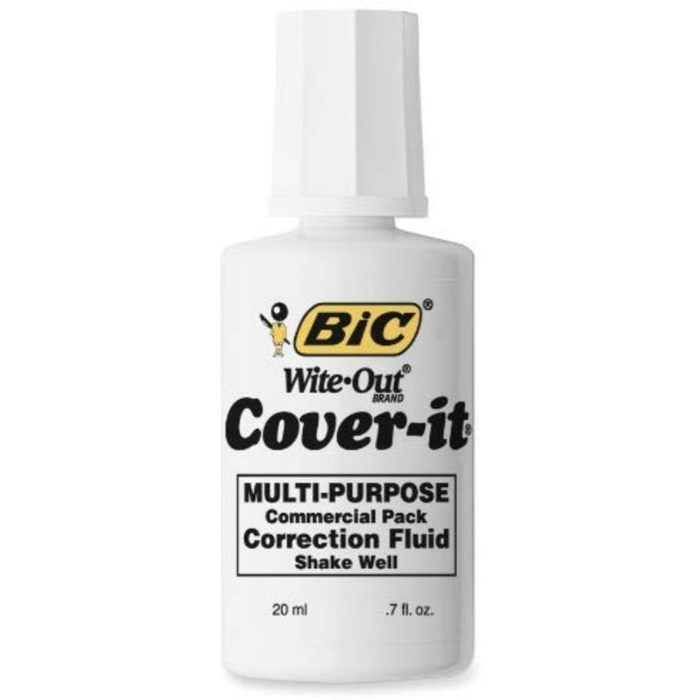Cover It Correction Fluid, 20 ml, White, Quickdrying formula offers