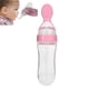 thumbnail image 3 of Biberón De Silicona Para Bebés Y Niños Pequeños, 90ml, Con Cuchara, Alimentador Exprimidor De Cereales Y Alimentos Frescos, 3 of 7