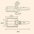 thumbnail image 3 of Baguette à Friser Interchangeable 3 Barillets Baguette à Friser avec Céramique Tourmaline Baguette à Friser pour Femmes avec Frisoir, 3 of 8