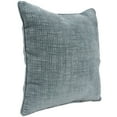 thumbnail image 4 of Jordan Manufacturing 18" x 18" Hatched Sage Solid Square Decorative Throw Pillow with Welt, 4 of 5
