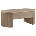 thumbnail image 1 of Bouclair table Basse en Bois Taupe à Plateau Relevable, 1 of 5