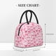 thumbnail image 2 of Fotbe Pink bows Bolsa de Almuerzo con Estampado, Lonchera Aislada, Contenedor de Comida Reutilizable Tipo Cooler a Prueba de Fugas, 2 of 6