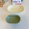 thumbnail image 3 of Solid Color Dining Plate Oval Deep Plate Home Breakfast Plate Salad Plate Dessert Plate Restaurant Ceramic Plate Simplicity, 3 of 5