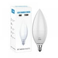 thumbnail image 1 of Smart LED Bulb E12 E14 Candlestick Bulb WiFi Color Changing LED Bulb  Dimmable Ceiling Fan Light Equivalent To 40W  Smart Chandelier Lighting Home Decoration, 1 of 6