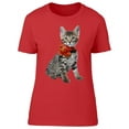 thumbnail image 1 of Metis Breed Kitten With Collar T-Shirt Women -Image by Shutterstock, Female Medium, 1 of 2