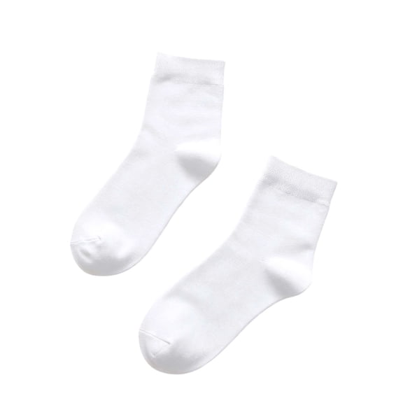 WMNTST Womens Ankle Socks Wicking Comfort Sock Soft Pure Color Minimalist Everyday Wear Sock
