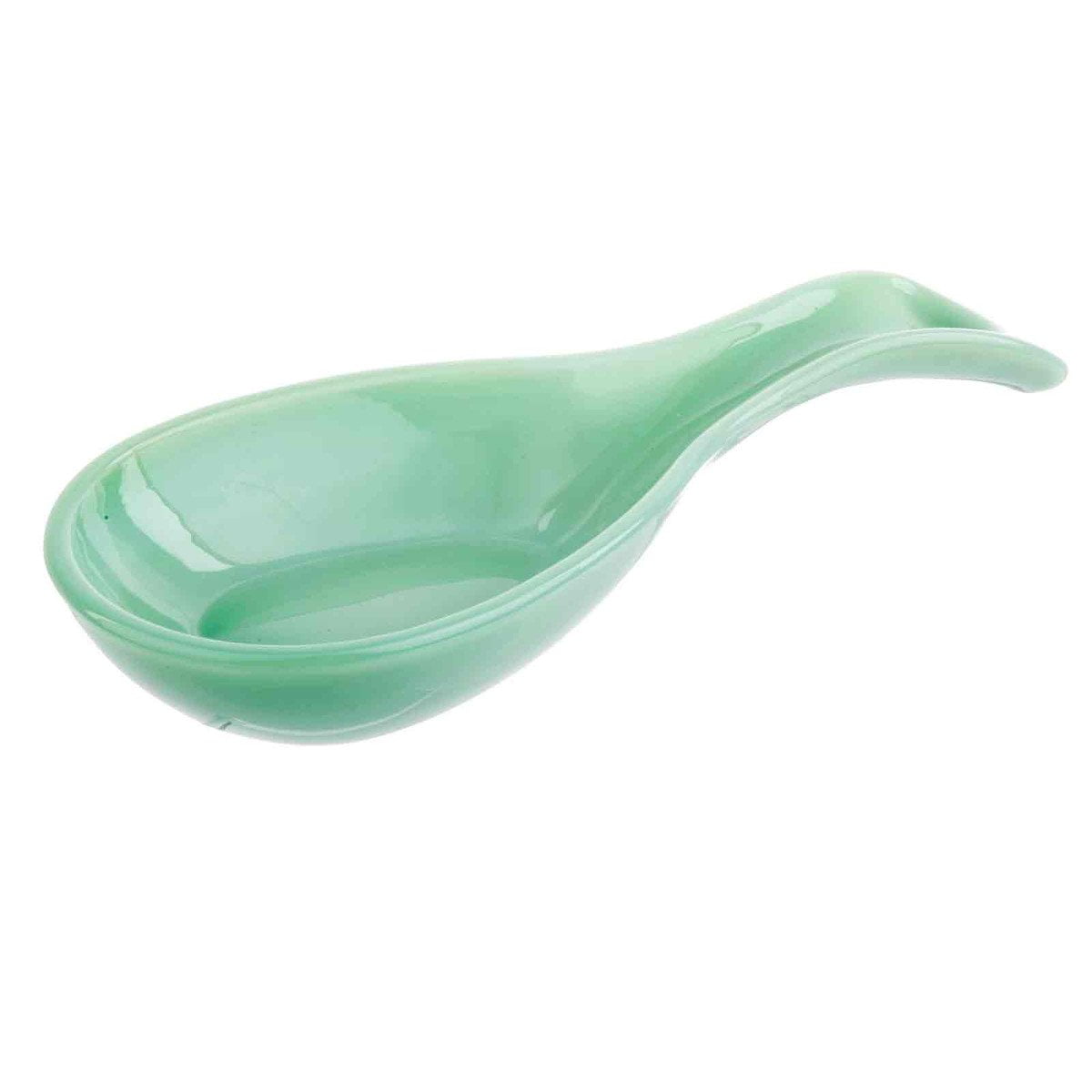 TableCraft Jadeite Glass Collection Spoon Rest