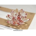 thumbnail image 4 of Zoogamo 4" Red Crystal Lotus Flower – Glass Home Decor for Feng Shui with Clear Reflection & Gift Box, 4 of 6