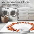 thumbnail image 5 of ODIKA 5'x7' Machine Washable Non-Slip Area Rug, Festive Hook Autumn Harvest Decorative Throw Accent Kit High Traffic Rug, Orange, 650778, 5 of 5