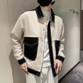 thumbnail image 3 of Abrigos masculinos de alta calidad, chaquetas cargo vintage para hombre, ropa elegante, moda 2024, oferta barata, estética fría, informal, de moda, nuevo en, 3 of 5
