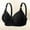 Black, variant on Amidoa Large Bust Womens Bras Beige Push-up Wire-Free Solid Full-Figure Bra Brasieres for Womens L（42/95C）