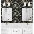 thumbnail image 3 of Stacy Garcia Home Onyx & Alloy Palma Peel and Stick Wallpaper, 3 of 6