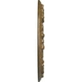 thumbnail image 4 of Ekena Millwork 12 1/4"OD x 7 1/2"ID x 7/8"P Ribbon with Bow Ceiling Medallion (Fits Canopies up to 7 1/2"), Hand-Painted Rubbed Bronze, 4 of 6