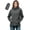 New Dark Gray, variant on Women's Lightweight Jackets Outdoor Hiking Packable Waterproof Hooded Rain Jacket