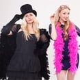 thumbnail image 4 of FeatherBoasWithHeartRimlessSunglasses,2m/6.6ftColorfulFeatherBoaForWomenForDancingWeddingPartyCosplayHalloween, 4 of 5