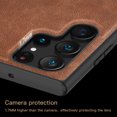 thumbnail image 4 of Подходит для Samsung S22 Ultra Shockproof All-Inclusive Защитный чехол Противоскользящий простой кожаный чехол Shell, 4 of 4